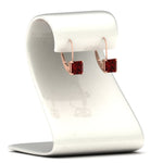 Load image into Gallery viewer, 4-carat-princess-cut-ruby-lever-back-earrings-in-rose-gold-FDEAR9225PRGRUDR-4.00CT-NL-RG