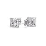Load image into Gallery viewer, Princess Cut Diamond Stud Earring