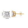 Load image into Gallery viewer, 4-carat-princess-cut-stud-earring-in-yellow-gold-FDEAR-10411PRANGLE2-4.00CT-NL-YG-HW.jpg?v=1763113297