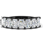 Load image into Gallery viewer, 4-carat-radiant-cut-wedding-anniversary-ring-in-black-gold-FD8008RAB-4.00CT-NL-BG-HW