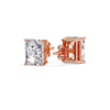 Load image into Gallery viewer, Radiant Diamond Basket Stud Earring