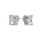 Load image into Gallery viewer, Radiant Diamond Basket Stud Earring