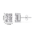 Load image into Gallery viewer, Radiant Diamond Basket Stud Earring