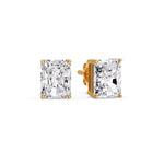 Load image into Gallery viewer, Radiant Diamond Basket Stud Earring