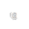 Load image into Gallery viewer, 4 Carat Round Cut Single Stud Earring For Man
