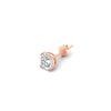 Load image into Gallery viewer, 4 Carat Round Cut Single Stud Earring For Man
