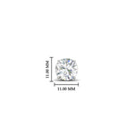 Load image into Gallery viewer, 4 Carat Round Cut Single Stud Earring For Man