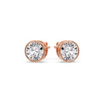 Load image into Gallery viewer, 4-carat-round-cut-stud-bezel-set-earring-in-rose-gold-FDEAR10516RO-4.00-CT-NL-RG.jpg?v=1768907354