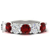 Load image into Gallery viewer, 4-carat-round-diamond-and-ruby-anniversary-wedding-band-in-white-gold-FDENS141ROBGRUDR-4.00CT-NL-WG-HW
