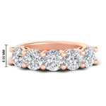 Load image into Gallery viewer, 4-carat-round-diamond-colored-anniversary-wedding-band-in-rose-gold-FDENS141ROB-4.00CT-NL-RG-HW-GS