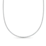 Load image into Gallery viewer, 4-carat-round-diamond-tennis-necklace-set-in-FDNK11334-(0.02CT)ANGLE1-NL-WG