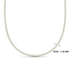 Load image into Gallery viewer, 4-carat-round-diamond-tennis-necklace-set-in-FDNK11334-(0.02CT)ANGLE1-NL-YG