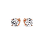 Load image into Gallery viewer, 4-carat-round-stud-earring-in-rose-gold-FDEAR-10411RO-4.00CT-NL-RG.jpg?v=1763443498