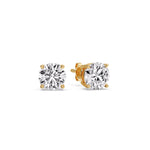 Load image into Gallery viewer, Round Diamond Stud Earring For Women