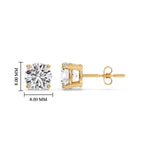 Load image into Gallery viewer, 4-carat-round-stud-earring-in-yellow-gold-FDEAR-10411ROANGLE2-4.00CT-NL-YG-HW_1080x1080_1cba8597-5fd6-4f34-ada6-3a42e6775db4.jpg?v=1763122403