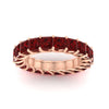 Load image into Gallery viewer, 4-carat-ruby-anniversary-band-princess-cut-for-her-in-rose-gold-FD10203PRBGRUDRANGLE5-4.00CT-NL-RG.jpg