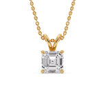 Load image into Gallery viewer, Asscher Cut Solitaire Pendant