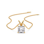 Load image into Gallery viewer, Asscher Cut Solitaire Pendant