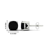 Load image into Gallery viewer, 4-ct-cushion-cut-black-diamond-basket-stud-earring-in-white-gold-fdear10411cugblackangle2-4.00ct-nl-wg-hw.jpg