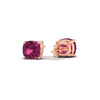 Load image into Gallery viewer, 4-ct-cushion-cut-pink-sapphire-basket-stud-earring-in-rose-gold-fdear10411cugsadrpiangle4-4.00ct-nl-rg.jpg