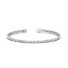 Load image into Gallery viewer, 4 Ct. Emerald Cut Bezel Tennis Diamond Bracelet
