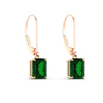 Load image into Gallery viewer, 4-ct-emerald-cut-emerald-drop-earrings-in-rose-gold-fdear11236emgemgrangle3-4.00ct-nl-rg.jpg?v=1765364327