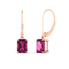 Load image into Gallery viewer, 4-ct-emerald-cut-pink-sapphire-drop-earrings-in-rose-gold-fdear11236emgsadrpiangle1-4.00ct-nl-rg.jpg?v=1765364328