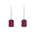 Load image into Gallery viewer, 4-ct-emerald-cut-pink-sapphire-drop-earrings-in-white-gold-fdear11236emgsadrpiangle2-4.00ct-nl-wg.jpg?v=1765364327