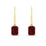 Load image into Gallery viewer, 4-ct-emerald-cut-ruby-drop-earrings-in-yellow-gold-fdear11236emgrudrangle2-4.00ct-nl-yg.jpg?v=1765364328
