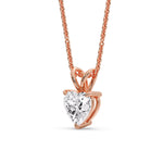 Load image into Gallery viewer, 4-ct-heart-solitaire-pendant-in-rose-gold-FDPD8469ANGLE2-HT-4.00-RG.jpg?v=1758617416
