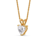 Load image into Gallery viewer, 4-ct-heart-solitaire-pendant-in-yellow-gold-FDPD8469ANGLE2-HT-4.00-YG.jpg?v=1758617416