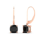Load image into Gallery viewer, 4-ct-leverback-cushion-cut-black-diamond-drop-earrings-in-rose-gold-fdear11236cugblackangle1-4.00ct-nl-rg.jpg?v=1765359809