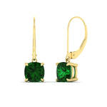 Load image into Gallery viewer, 4-ct-leverback-cushion-cut-emerald-drop-earrings-in-yellow-gold-fdear11236cugemgrangle1-4.00ct-nl-yg.jpg?v=1765359808