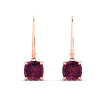 Load image into Gallery viewer, 4-ct-leverback-cushion-cut-pink-sapphire-drop-earrings-in-rose-gold-fdear11236cugsadrpiangle2-4.00ct-nl-rg.jpg?v=1765359808