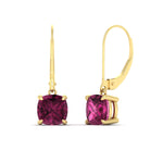 Load image into Gallery viewer, 4-ct-leverback-cushion-cut-pink-sapphire-drop-earrings-in-yellow-gold-fdear11236cugsadrpiangle1-4.00ct-nl-yg.jpg?v=1765359808