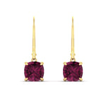 Load image into Gallery viewer, 4-ct-leverback-cushion-cut-pink-sapphire-drop-earrings-in-yellow-gold-fdear11236cugsadrpiangle2-4.00ct-nl-yg.jpg?v=1765359809