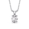 Load image into Gallery viewer, 4-ct-oval-solitaire-pendant-in-white-gold-FDPD8469OV-4CT-ANGLE1-WG