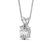 Load image into Gallery viewer, 4-ct-oval-solitaire-pendant-in-white-gold-FDPD8469OV-4CT-ANGLE2-WG