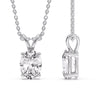 Load image into Gallery viewer, 4-ct-oval-solitaire-pendant-in-white-gold-FDPD8469OV-4CT-ANGLE3-WG