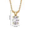 Load image into Gallery viewer, 4-ct-oval-solitaire-pendant-in-yellow-gold-FDPD8469OV-4CT-ANGLE1-YG-HW