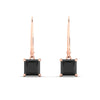 Load image into Gallery viewer, 4-ct-princess-cut-black-diamond-leverback-dangle-earrings-in-rose-gold-fdear11236prgblackangle2-4.00ct-nl-rg.jpg?v=1765510599