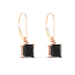 Load image into Gallery viewer, 4-ct-princess-cut-black-diamond-leverback-dangle-earrings-in-rose-gold-fdear11236prgblackangle3-4.00ct-nl-rg.jpg?v=1765510599
