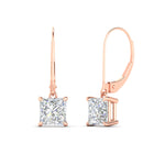 Load image into Gallery viewer, 4-ct-princess-cut-diamond-leverback-dangle-earrings-in-rose-gold-fdear11236prangle1-4.00ct-nl-rg.jpg?v=1765510598