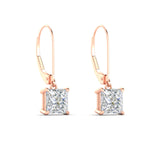 Load image into Gallery viewer, 4-ct-princess-cut-diamond-leverback-dangle-earrings-in-rose-gold-fdear11236prangle3-4.00ct-nl-rg.jpg?v=1765510598