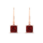 Load image into Gallery viewer, 4-ct-princess-cut-ruby-leverback-dangle-earrings-in-rose-gold-fdear11236prgrudrangle2-4.00ct-nl-rg.jpg?v=1765510599
