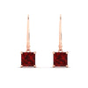 Load image into Gallery viewer, 4-ct-princess-cut-ruby-leverback-dangle-earrings-in-rose-gold-fdear11236prgrudrangle2-4.00ct-nl-rg.jpg?v=1765510599