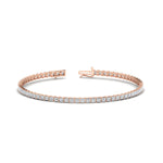 Load image into Gallery viewer, 4-ct-princess-diamond-tennis-bracelet