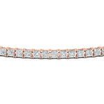 Load image into Gallery viewer, 4-ct-princess-diamond-tennis-bracelet