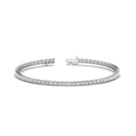 Load image into Gallery viewer, 4 Ct Princess Diamond Tennis Bracelet