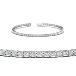 Load image into Gallery viewer, 4 Ct Princess Diamond Tennis Bracelet